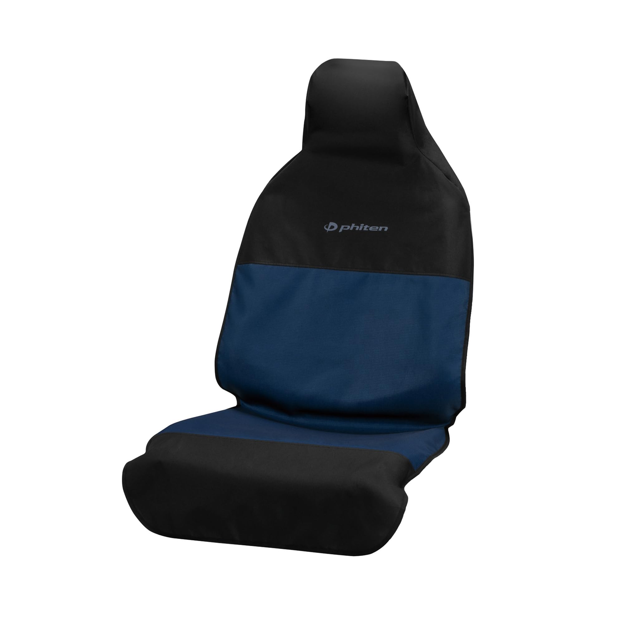 

BONFORM Phiten Aqua Titanium Waterproof Seat Covers, Navy, Front Seats, One Size Fits All, Easy Installation, Scratch and Stain Resistant, 4119-10NV