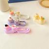 Portable Contact Lenses Case Remover Tool with Cover Travel Easy Carry Plunger Suction Cup Applies Contacts Safely