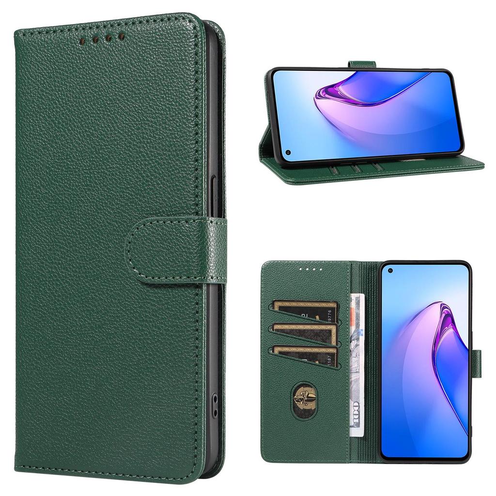 OPPO A60/Find X8 Leather Flip Case with Stand, 4G/5G Compatible Protective Cover