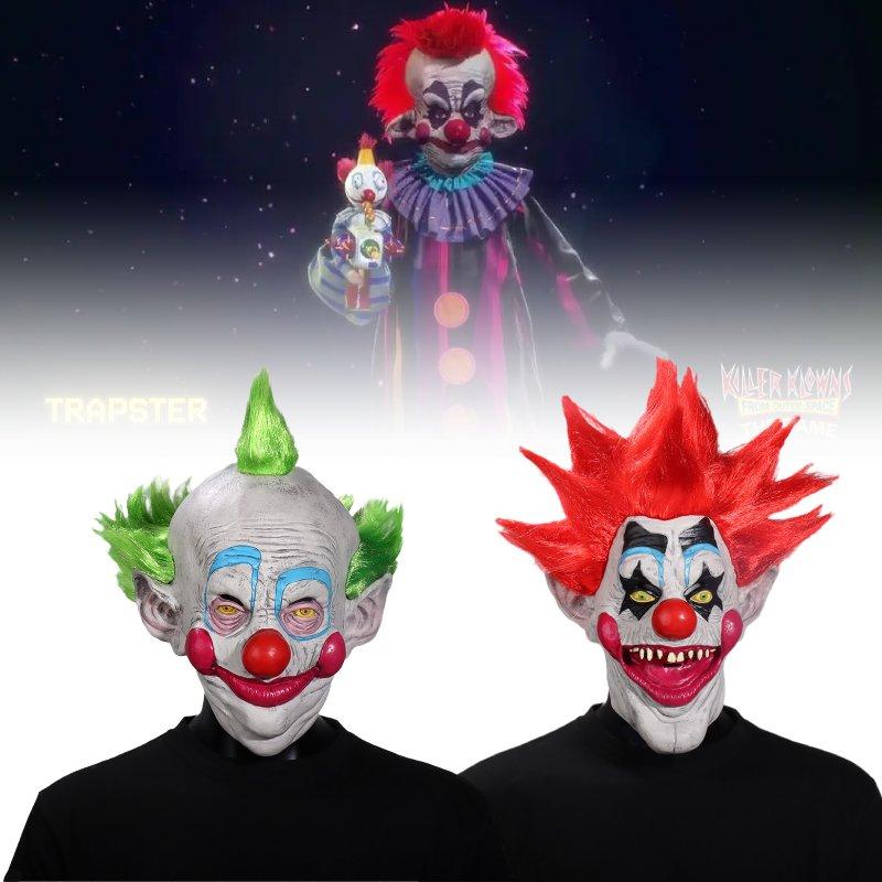 Killer From Klowns Outer Space Character Mask Halloween Headwear Cosplay Props