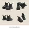 Boys' and Girls' Soft Leather Korean-Style Martin Boots for Autumn/Winter