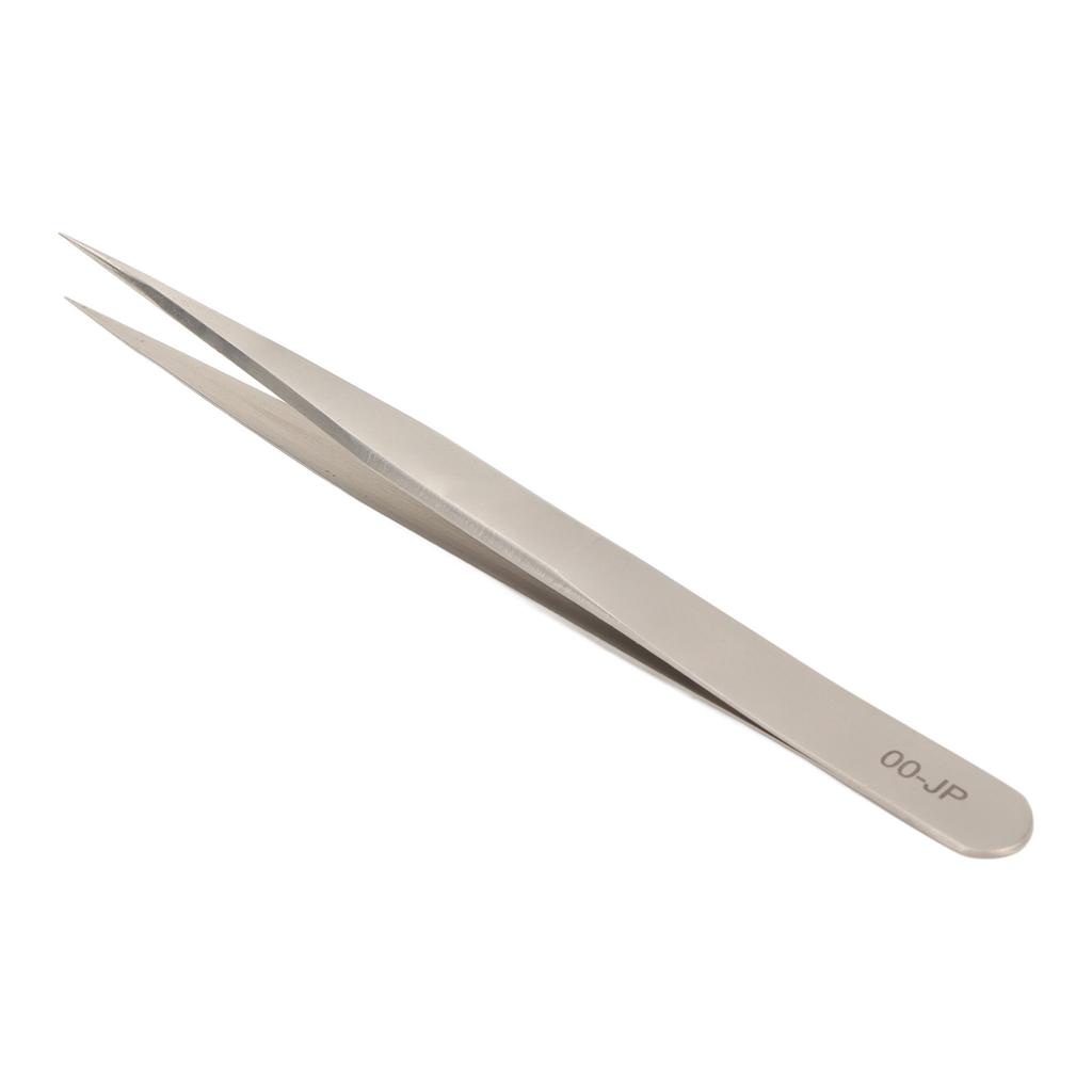 Repair Tweezer Static Magnetic Proof Round Tip Elastic Hardened Stainless Steel Accuracy Tweezer for Crafts Electronics