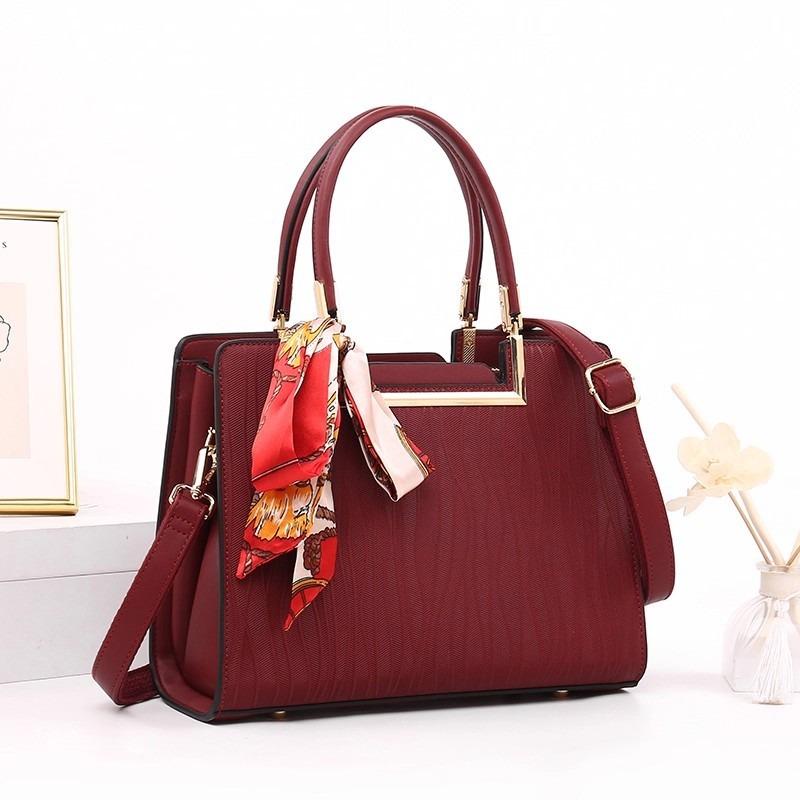 High-end Red Bag, New Temperament Fashion Handbag, Women's Mother Bag, Large-capacity Messenger