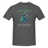 Piece singing Dinos Funny  Cotton TShirt I Just Really Like Tops Tees For Unisex