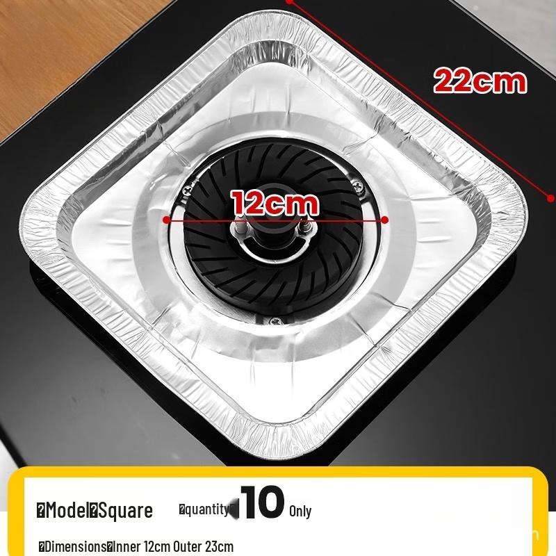 ZISIZ Thickened Square Kitchen Gas Stove Sticker