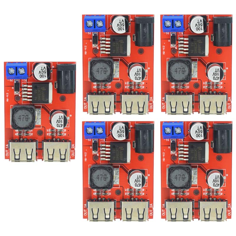 

9V/12V/24V/36V To 5V step-down Module DC-DC Car Charging Solar 3A Voltage Regulator (C6B4)