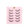 3D121 False Eyelashes: Natural, Thick, Mixed-Style, Handmade, European American Curly Simulation Eyelashes