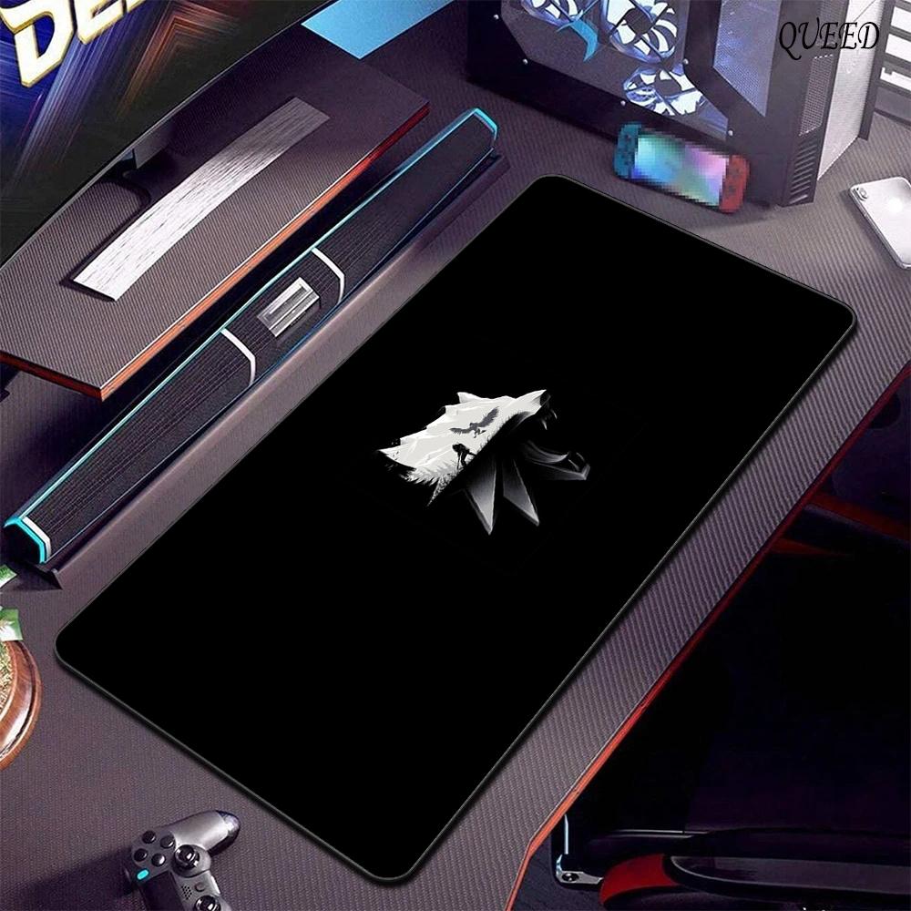 T-The W-Witchers 3 W-Wild H-Hunt Mousepad Mousepad da Gioco Tappetino XXL per Tastiera Accessori Ufficio Gomma Antiscivolo Tappetino Grande per Scrivania