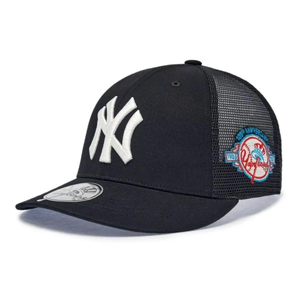 Unisex Signature Patch Mesh Cap New York Yankees (3AMCB0463-50BKS) black