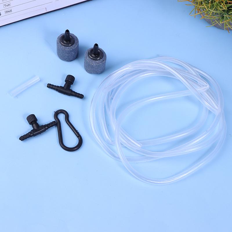 Usb 5V 1W Aquarium Oxygen Air Pump Fish Tank Mini Compressor Double Outlet With Check Valve Silent Oxygenator Bubble Aerator