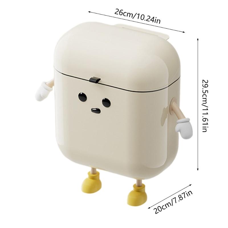 Trash Can Under Counter Kitchen Waste Bin Hanging Garbage Can Large Capacity, Cabinet Door Waste Basket