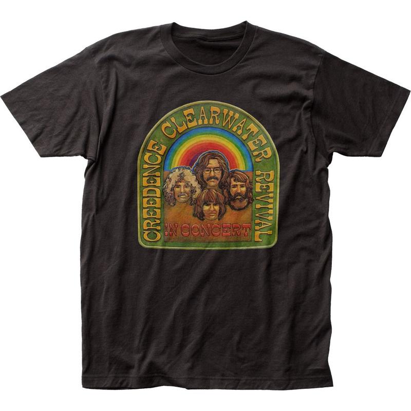 

Creedence Clearwater Revival In Concert Unisex T-shirt Music Classic Band Black L