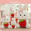 Adorable Bunny Strawberry Plush Toy Cute Ornaments And Pillow Gift Girls For