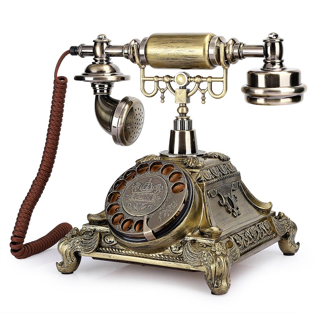 Rășină Epoxidică Cadran Platan Clasic Vintage Arhaic European Decor Telefon pentru Elegant