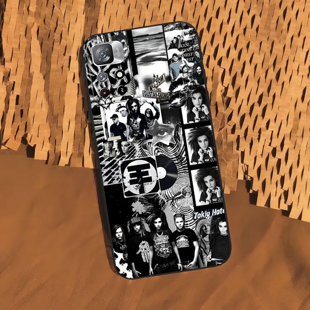 

T-tokio Hotel Phone Case for Xiaomi 15 14 13 12 Mi 11 ultra Pro Lite Black Soft Silicone Cover Xiaomi 13T Pro