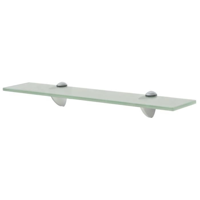 VidaXL Étagères murales 2 pcs Verre 50 x 20 cm 8 mm