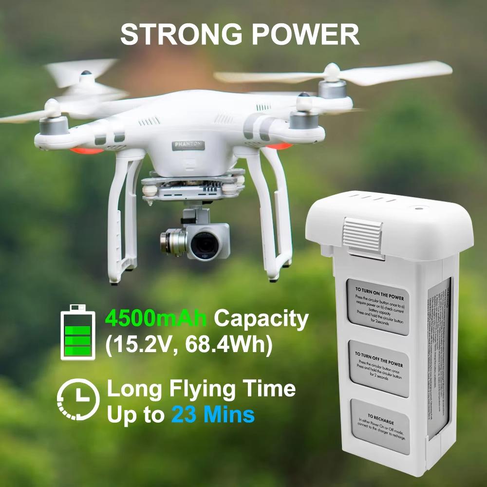 DJI Phantom 3 Drone Battery 4500mAh Replacement