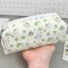 1Pc Student Simplicity Korean Pencil Pouch Large Capacity Stationery Storage Bag Small Makeup Bag Travel Organizer Cosmetic Bag