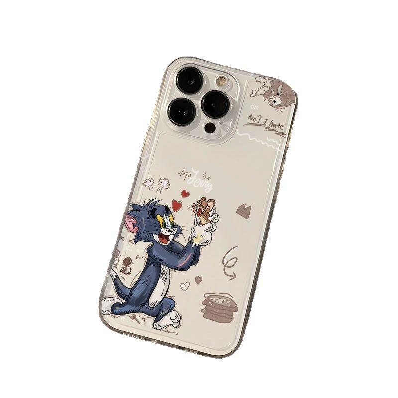 Cat and Mouse iPhone 17Promax Phone Case Cartoon for Apple 16Pro Space Case 14 Cute 15