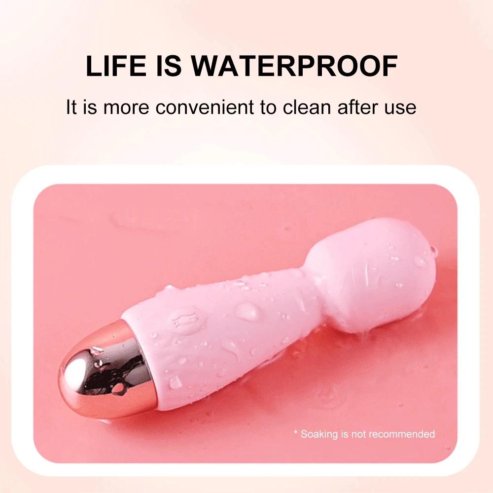 Mini Rabbit Vibrator with 10 Modes –USB Rechargeable Clitoral Waterproof Quiet Love Egg for Women,Discreet Adult Toy