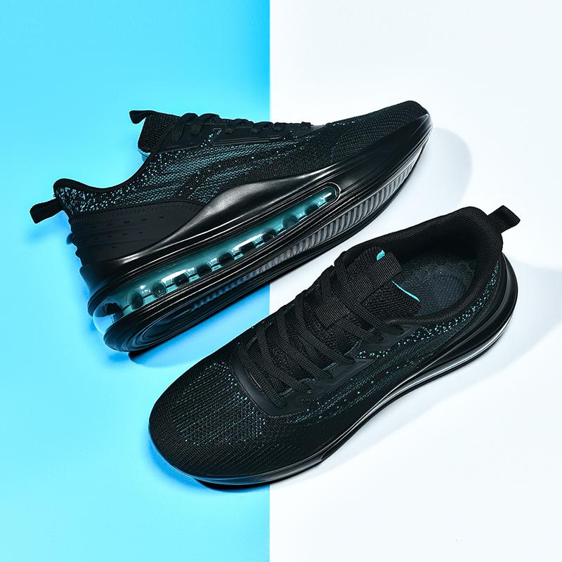 Men's Shoes Breathable Thin Lightweight Summer Men's Mesh Shoes Soft Sole Casual Air Cushion Sports Mesh Shoes Running Shoes