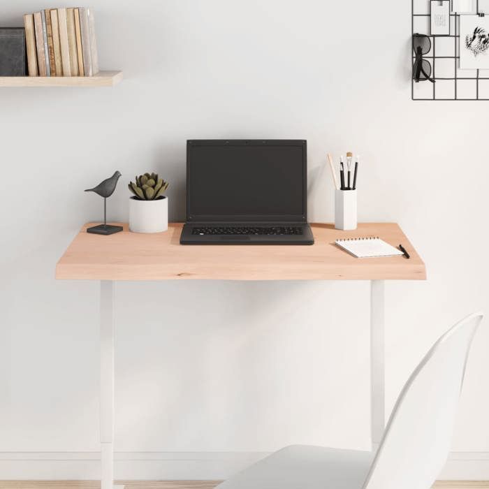 VidaXL Table Top 80x40x4 Cm Solid Untreated Oak Wood 3156291