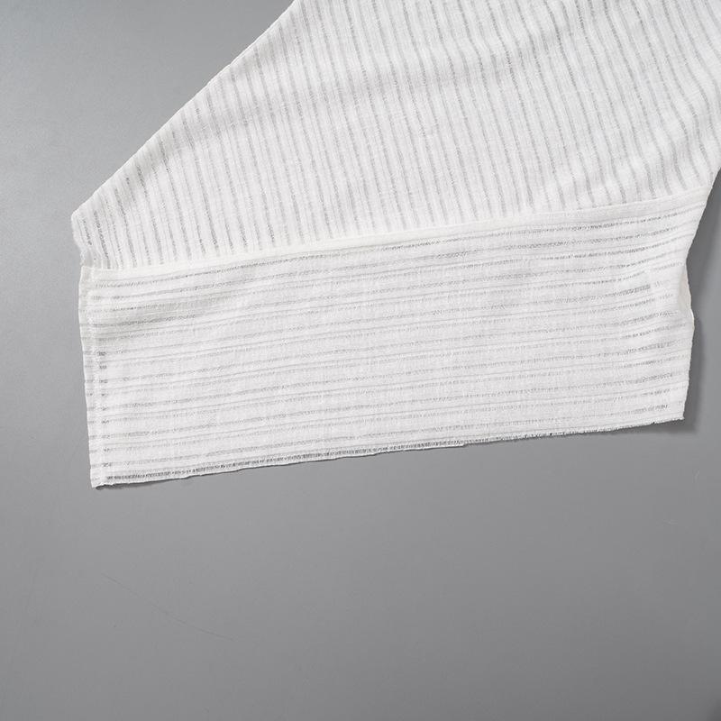 YYFS Moda damska Casual Wiosna Jesień Jednolity kolor Nadruk Długi rękaw Jedno ramię Bluzki i koszule