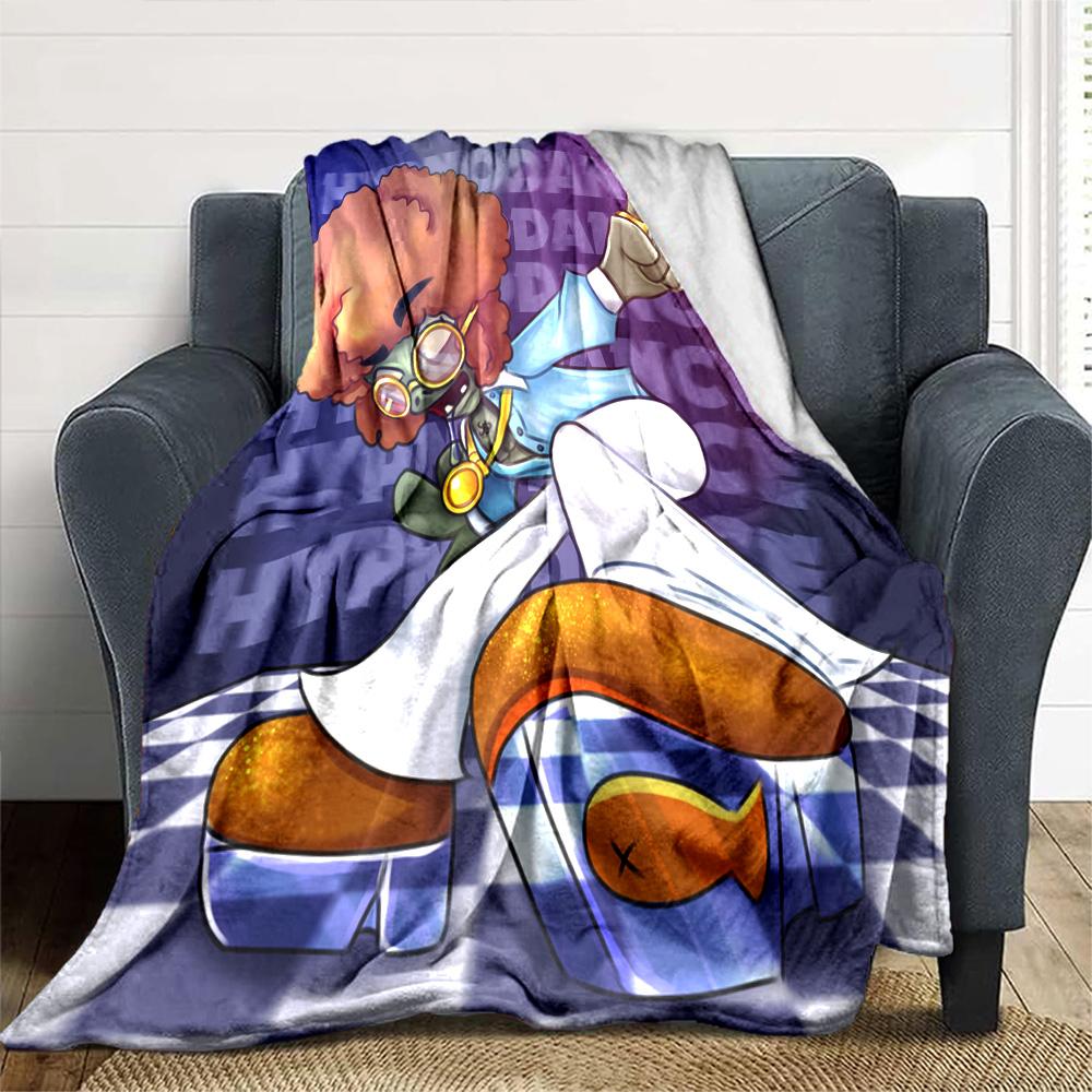 Plants Vs. Zombies Blanket Warmthful Decor Suitable for Livingroom Chair Picnics for All Occasions Modern Unique Gift for Family and Friends Camping