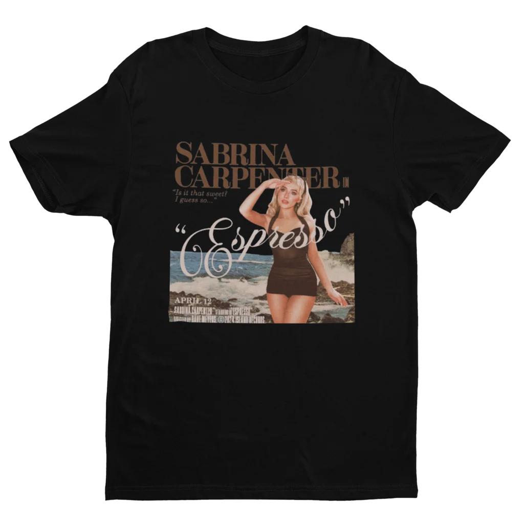 Pop Singer T-shirt Men Women Oversized Y2k SABRINA CARPENTER Graphic Hip Hop High Male Female Clothing Top Tee Unisex