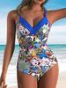 1011 new women's one-piece swimsuit, hot-selling in Europe and America, fashion animation cartoon printing vacation summer