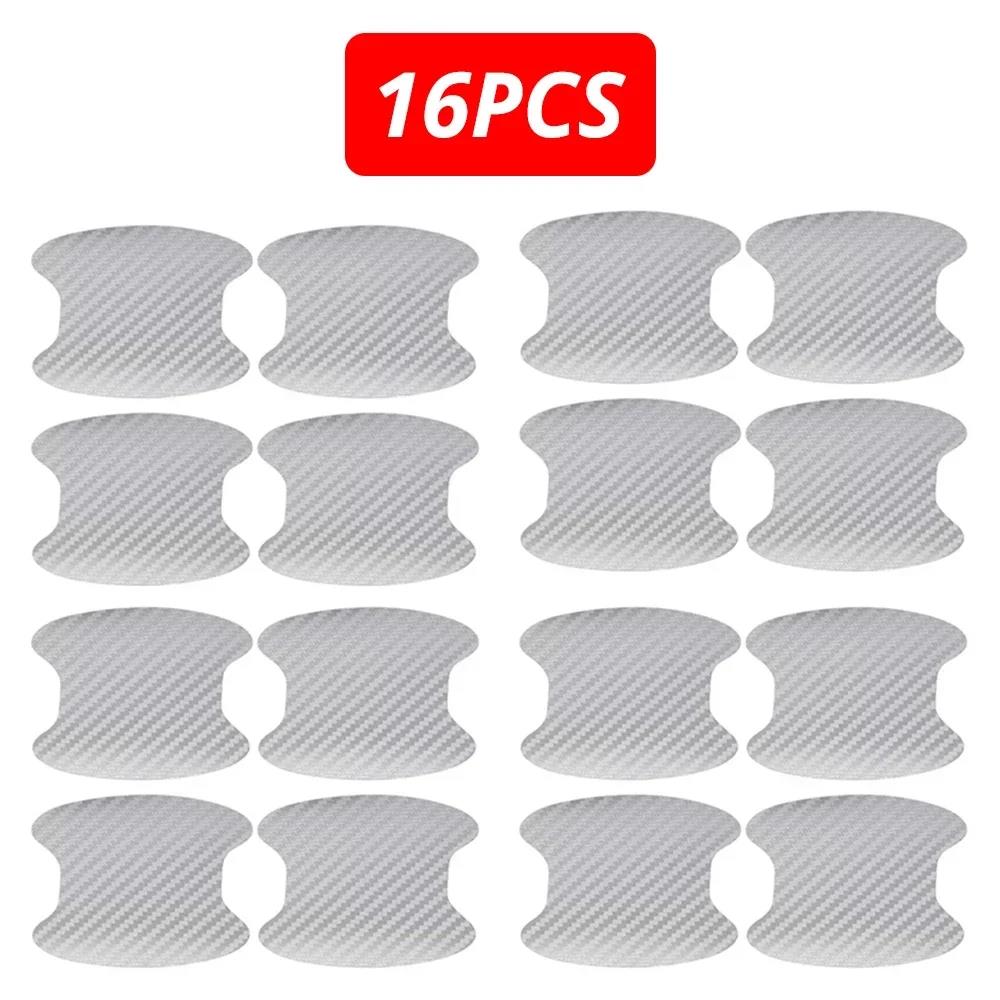 Car Door Handle Stickers Carbon Scratches Resistant Cover Protection Film Exterior Styling auto Accessories Defense Universal