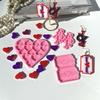 Love Letter Pattern Decoration Mold Jewelry Making Mould Small Accessory Home Decoration Holiday Jewelry Casting Molds