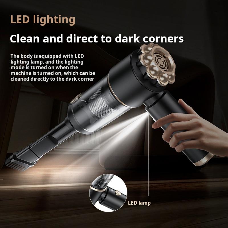LED Display Car Vacuum Cleaner 12000Pa Mini Wireless Vacuum Cleaner Powerful Suction Handheld Portable Vacuum Cleaner for Car