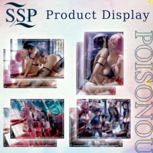 DAMAICHUHAI Poison?Lust, Beautiful Girls Set, Charming Figure Waifu Card- anime cards