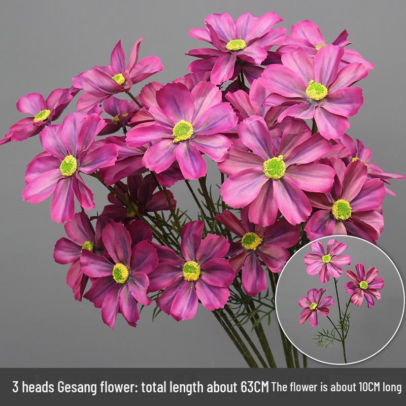 10-Piece Purple Floral Artificial Flower Set for Wedding and Aisle Decor