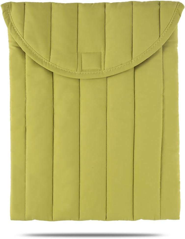 15-16 inch schattige unisex laptophoes geelgroen. geelgroen