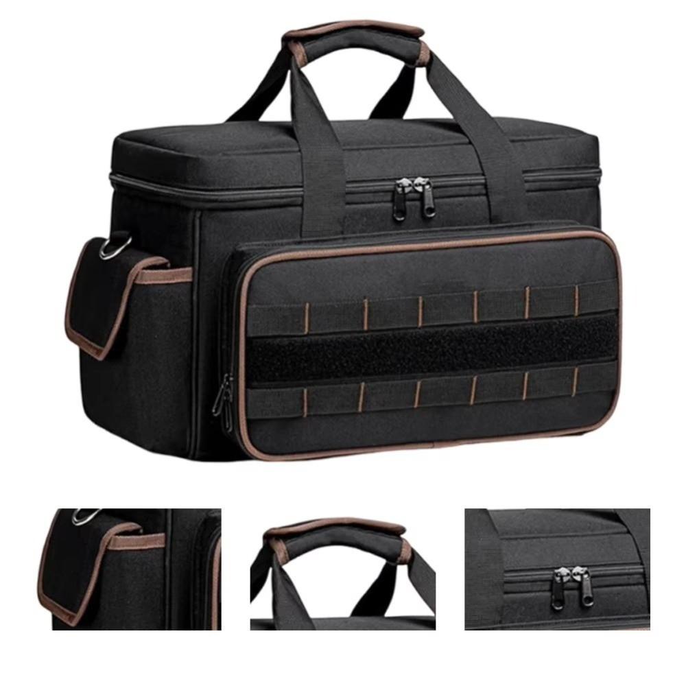 17'' Große Kapazität Tragbares Werkzeugset mit Schultergurt 20 Taschen Elektriker Werkzeugtasche Wasserdicht Verschleißfest Werkzeugkasten