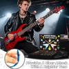 2025 Guitar Picks Advent Calendar-20 Guitar Picks & 2 Oud Picks with Pick Holder Christmas Gift for Guitar Bass Ukulele Players