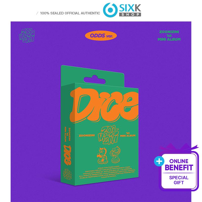 

[Предзаказ] ZOONIZINI(ASTRO)- 1-Й МИНИ-АЛЬБОМ [DICE] версия ODDS. (+Онлайн-выгода) POB APPLE MUSIC