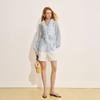 Waiwaiaiem Yy_Cover-Up Lace V-Neck Top