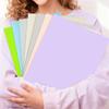 Heavy Duty Plastic Folders with 2 Pockets (7 Pack),Fit Letter Size Paper, Assorted Colors for School,Office and Home