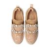 Bridget Birkin Women's Buckle Sneakers 525001 Beige Size 23.0 cm