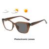 New Photochromic Lenses Anti Blue Light Glasses Women Cat Eye  Frame Block Blue Light Eyewear High Quality Eye Glasses