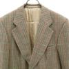 HUGO BOSS wool blend Houndstooth pattern tailored jacket 46 beige Men's Used