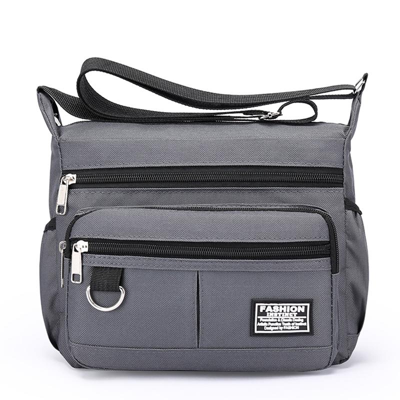 Men's Business Single-shoulder Bag, Suitable for Business Trips and Work, Made of Nylon Material, with a Single Shoulder Strap.