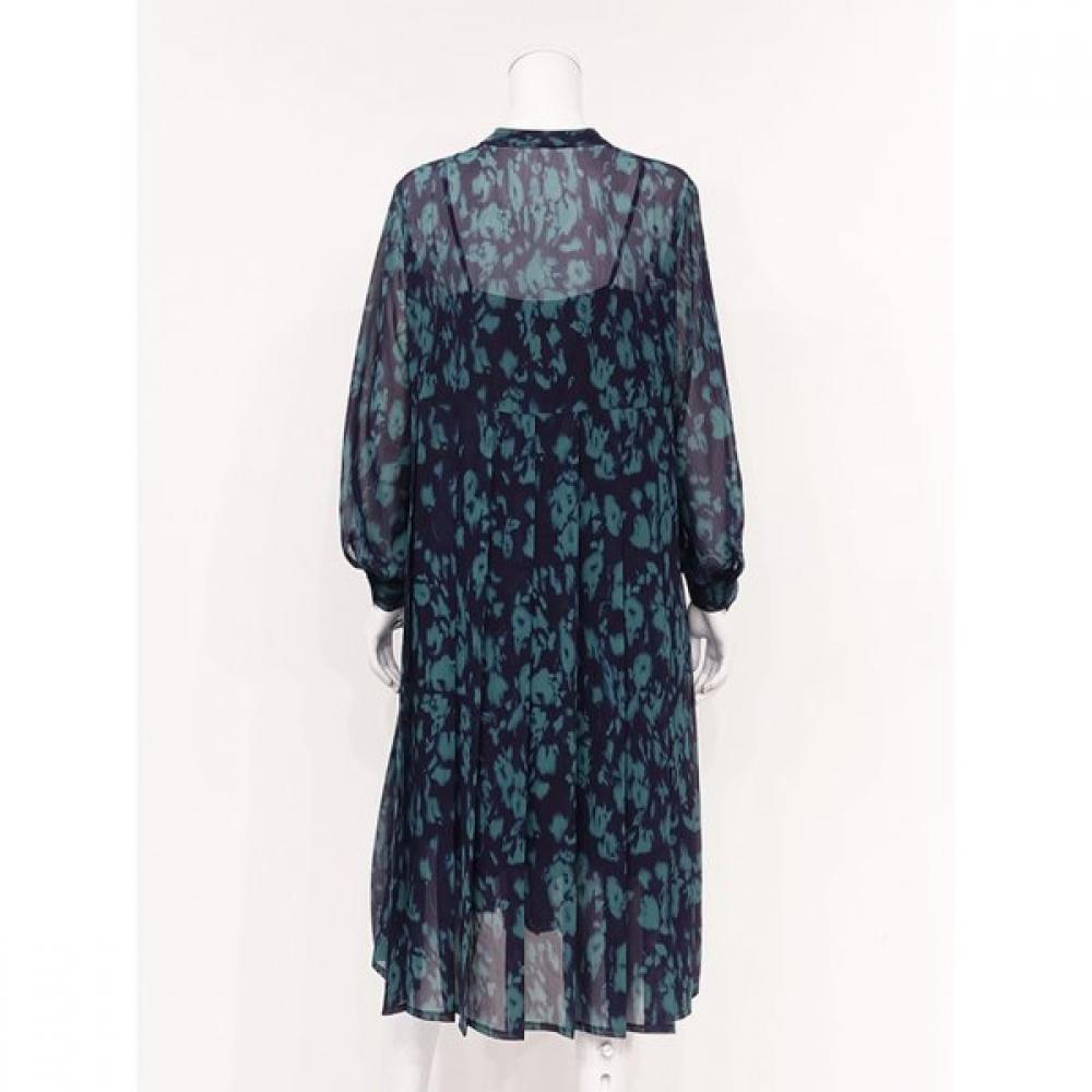 Specchio China Collar Dress 452 580