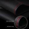 DIY  made paragraph  leather Car Steering Wheel Wrap Cover For Toyota CHR C-HR 2017 2018 Car accessories