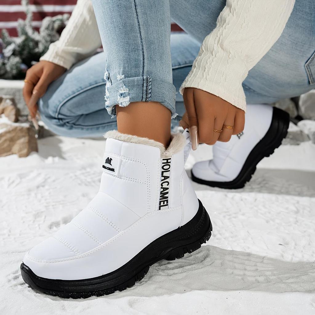 Women'S Heavy-Duty Winter Boots Cold Weather Hiking Boots with Non-Slip Rubber Sole,Tactical Boots for Outdoor, Winter Boots