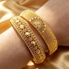 2A luxurious golden bohemian floral bracelet, suitable for both men and women, an ideal accessory for brides, weddings, parties, gatherings, and