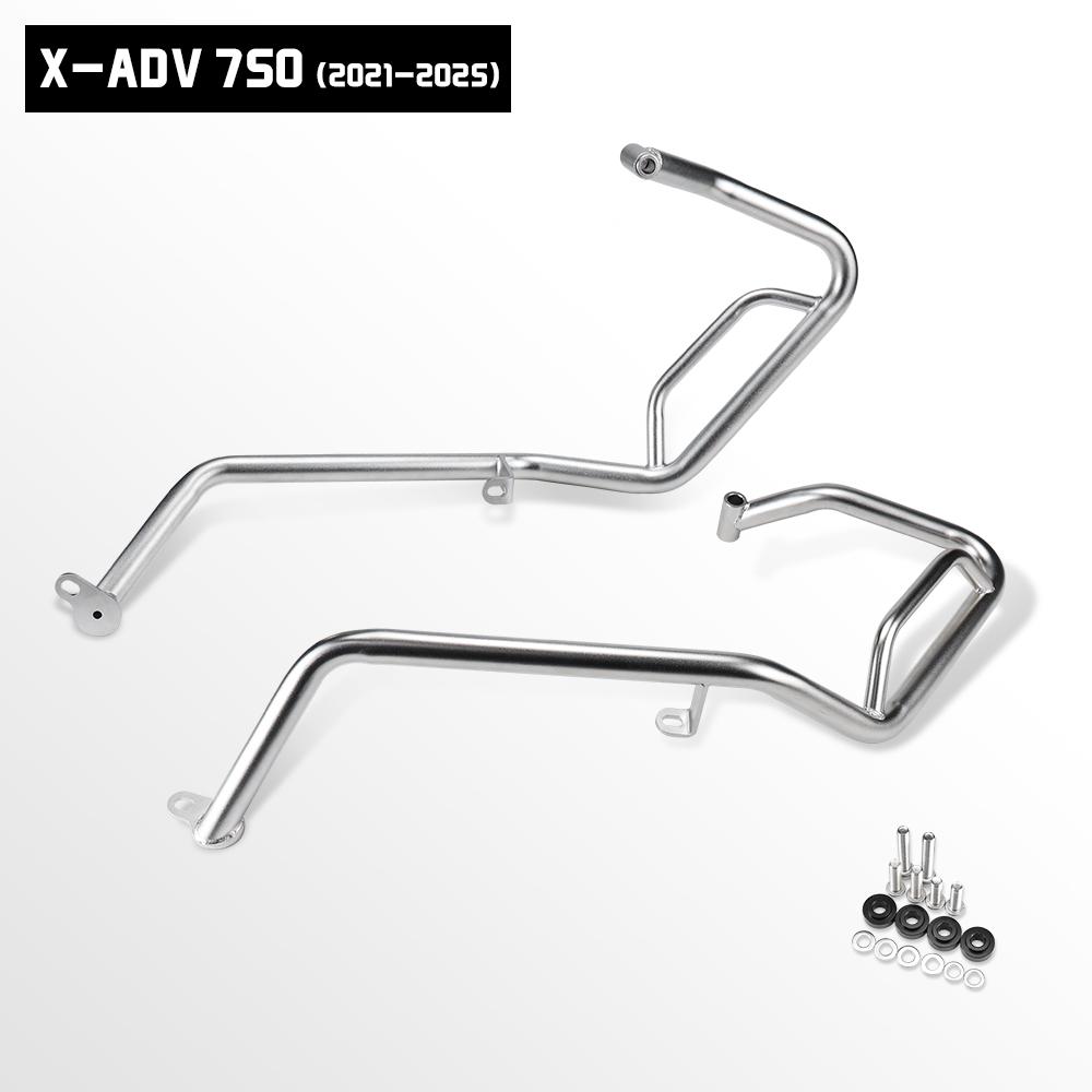 For Honda XADV 750 XADV750 2021-2025 New Model Motorcycle Bumper Protection Metal Anti-collision Bar Frame Protector Frame